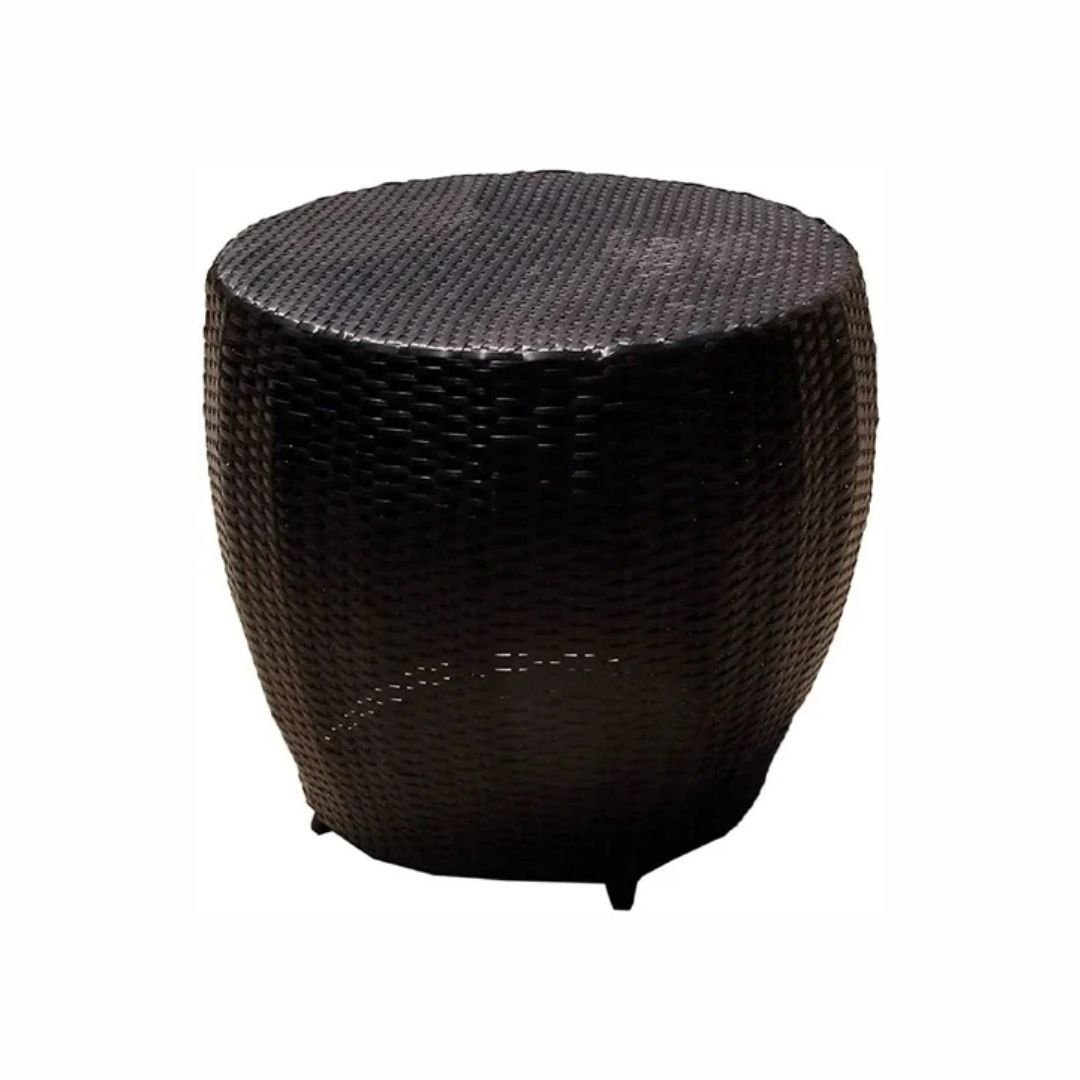 Dark Brown Wicker Garden Table Chair Set 5 Dark Brown Wicker Garden Table Chair Set